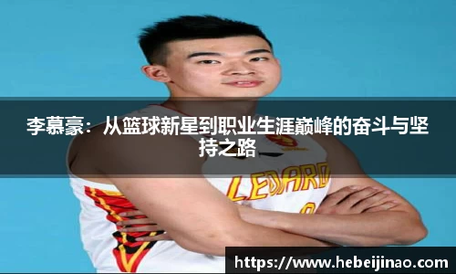 李慕豪：从篮球新星到职业生涯巅峰的奋斗与坚持之路